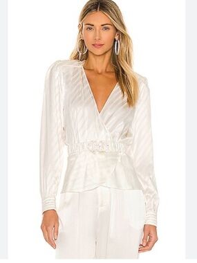 Ronny Kobo Lorrie Belted Top